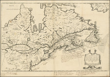 New England, Mid-Atlantic, Midwest, Canada and Eastern Canada Map By Jean Boisseau