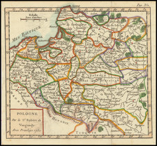 Poland Map By Gilles Robert de Vaugondy