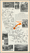 Pictorial Maps and California Map By Anonymous