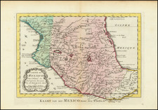 Carte Du Mexique . . . By A. Krevelt