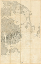 Maine Map By U.S. Coast & Geodetic Survey / George Davidson