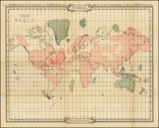 World Map By William Scott-Elliot / Theosophical Publishing Society