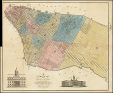 New York City Map By S.  Marks