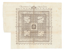 [ Georgia - Margravate of Azilia ]    A Plan representing the Form of Setling the Districts, or County Divisions in the Margravate of Azilia By Sir Robert Montgomery