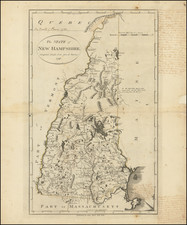 New Hampshire Map By John Reid