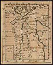 Egypt Map By Pierre Du Val / Johann Hoffmann