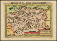 Poland Map By Jodocus Hondius