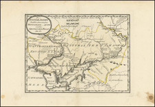 Russia and Ukraine Map By Franz Johann Joseph von Reilly