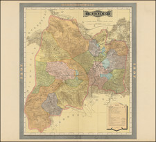 Mexico Map By Antonio Garcia y Cubas