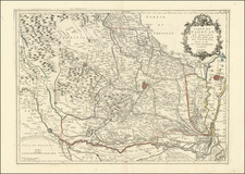 Northern Italy and Venice Map By Paolo Santini / Giovanni Antonio Remondini