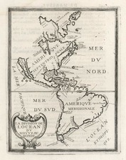 South America and America Map By Philip Briet