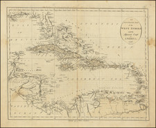 Florida, Caribbean and Central America Map By John Reid