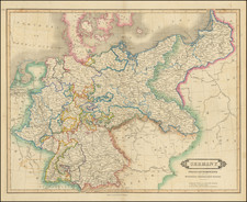 Germany. Prussian Dominions and Independent States By Daniel Lizars