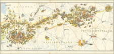 Russia, World War II and Germany Map By L. Allu (?) / Wehrmacht-Propaganda