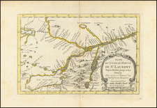 New York State and Eastern Canada Map By A. Krevelt