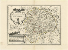 Romania Map By Franz Johann Joseph von Reilly