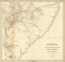 East Africa Map By Augustus Herman Petermann