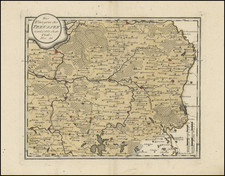 Poland, Russia and Baltic Countries Map By Franz Johann Joseph von Reilly