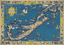 Bermuda and Pictorial Maps Map By Elizabeth Shurtleff