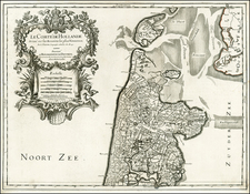 Netherlands Map By Alexis-Hubert Jaillot