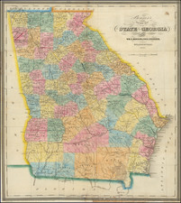 Georgia Map By William G. Bonner