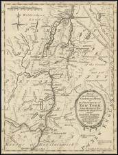 Part of the Counties of Charlotte and Albany in the Province of New York; being the Seat of War between the King's Force under Lieut. Gen. Burgoyne and the Rebel Army . . .