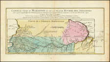 Colombia, Brazil, Guianas & Suriname and Peru & Ecuador Map By A. Krevelt