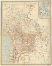 Paraguay & Bolivia Map By F. Bianconi