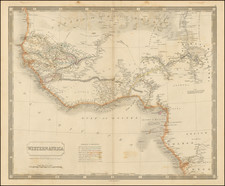 West Africa Map By Sidney Hall