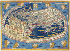 World Map By Claudius Ptolemy / Johann Reger