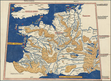 (France, Belgium, and Holland) Tabula Moderna Francie [Modern Map of France]