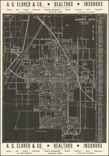 Other California Cities Map By A.G. Eldred & Co.