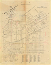 Los Angeles Map By O N Rugen 