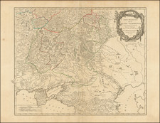 Russia and Ukraine Map By Didier Robert de Vaugondy