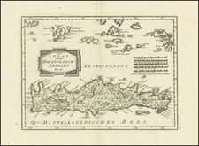 Greece Map By Franz Johann Joseph von Reilly