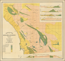 Geological Map of Portions of San Diego, Orange and San Bernardino Counties Prepared For 11th Report of the State Mineralogist  . . .
