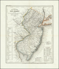 New Jersey Map By Joseph Meyer