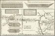 Midwest and Plains Map By Herman Moll / Baron de Lahontan