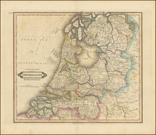 Netherlands Map By William Home Lizars