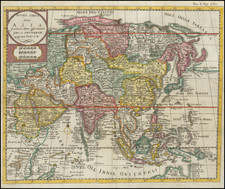 Asia Map By Giambattista Albrizzi