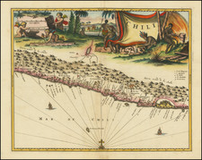 Chile Map By John Ogilby