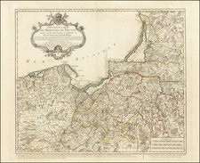 Poland and Baltic Countries Map By Jean de Beaurain