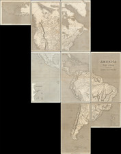 America Map By J. W. Lowry / Baldwin & Cradock