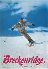 [ Ski Poster ]  Breckenridge Colorado