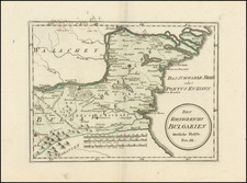 Bulgaria Map By Franz Johann Joseph von Reilly