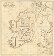 British Isles and Ireland Map By James Whittle  &  Joseph Huddart  &  Richard Holmes Laurie