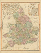 A Map of England, Wales & Scotland describing all the Direct and principal Cross Roads in Great Britain, with the Distances measured between the Market Towns and from London . . .