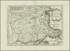 Bulgaria and Turkey Map By Franz Johann Joseph von Reilly