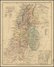 Holy Land Map By John Arrowsmith