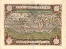 World and World Map By Abraham Ortelius